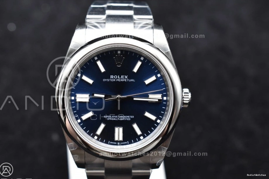 Steel Edition DIWF 939 Dial Perpetual 124300 1:1 Oyster 904L A 41mm Blue Snug Best 0812